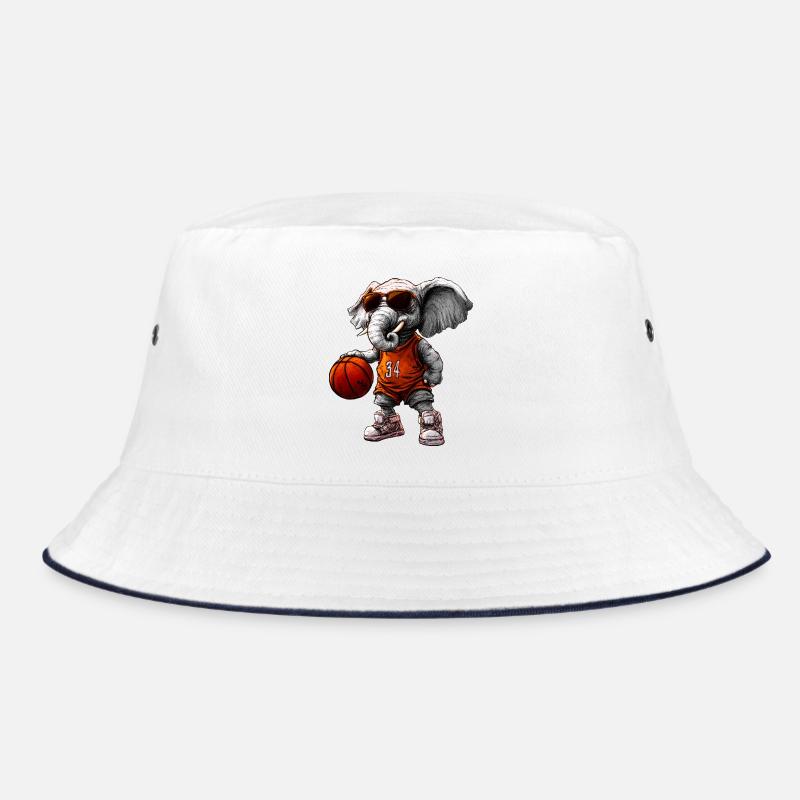 Basketball Elephant Bucket Hat