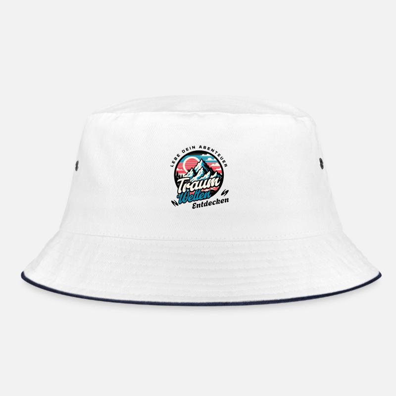 Trekking Discover mountain scenery Bucket Hat
