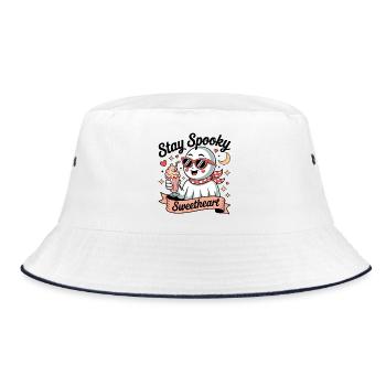Séjour Spooky Sweetheart Ghost Retro Halloween - Bob - blanc/marine - Devant