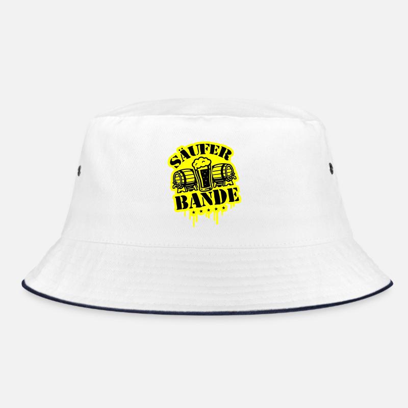 Säufer Bande Bier Bucket Hat