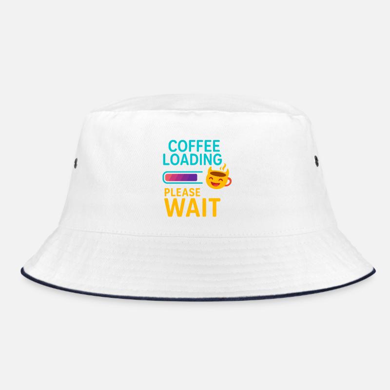 Coffee Load Patience Saying Design Bucket Hat