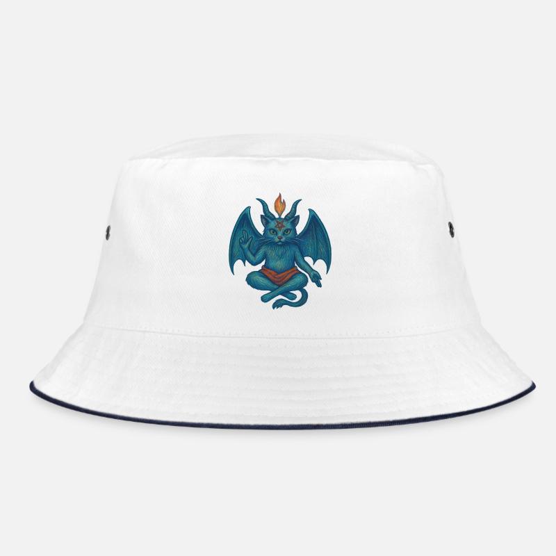 Cat Baphomet  Bucket Hat