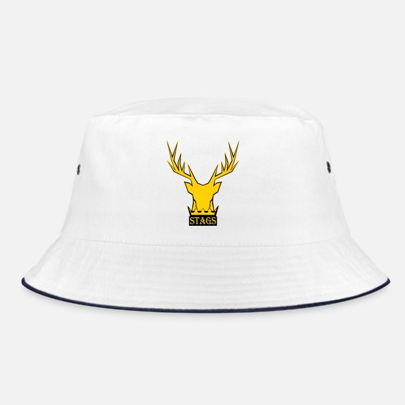 Goldener Hirsch Krone Logo Bucket Hat