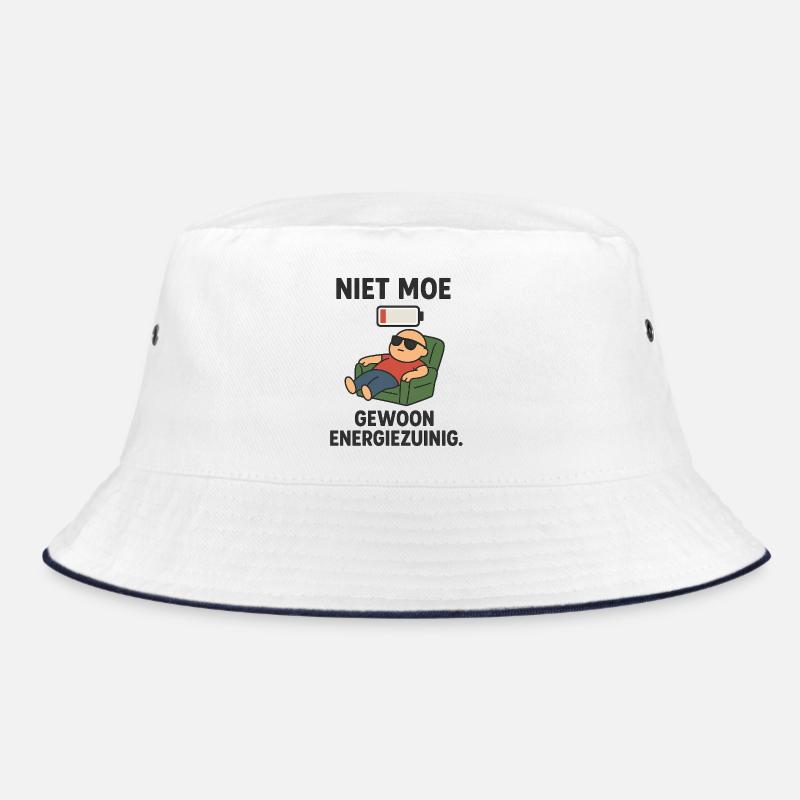 Not tired just energy efficient Bucket Hat