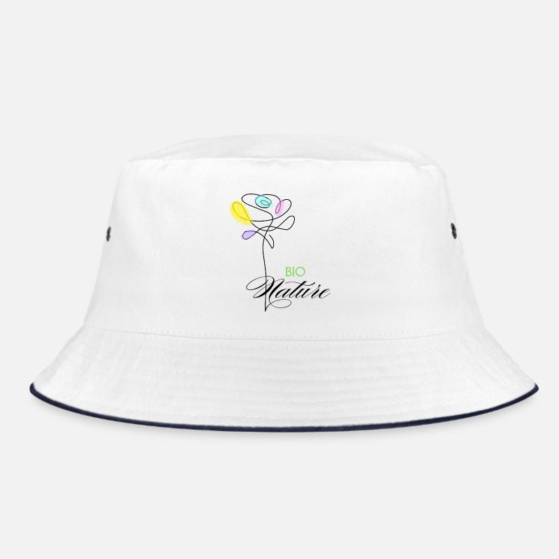 Bunte Bio-Naturblumen Bucket Hat