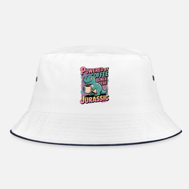 Dino Coffee Humor Bucket Hat