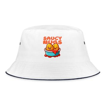 Saucy Nugs bol bleu - Bob - blanc/marine - Devant