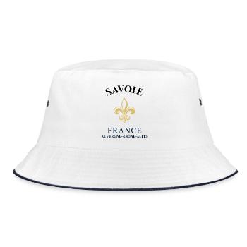Savoie France Frankreich - Bucket Hat - white/navy - Front