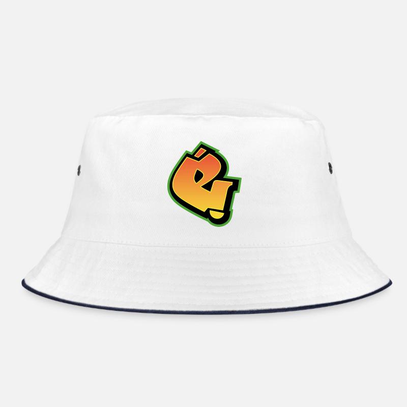 Graffiti Font Wildstyle 01 Letter 'e' Bucket Hat