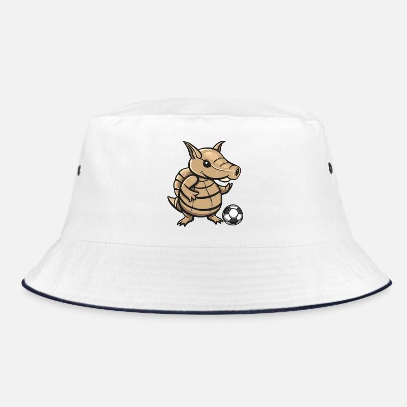 Armadillo Kicker Cartoon Design Bucket Hat