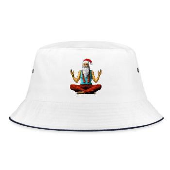 Méditation Yogi de Noël - Bob - blanc/marine - Devant