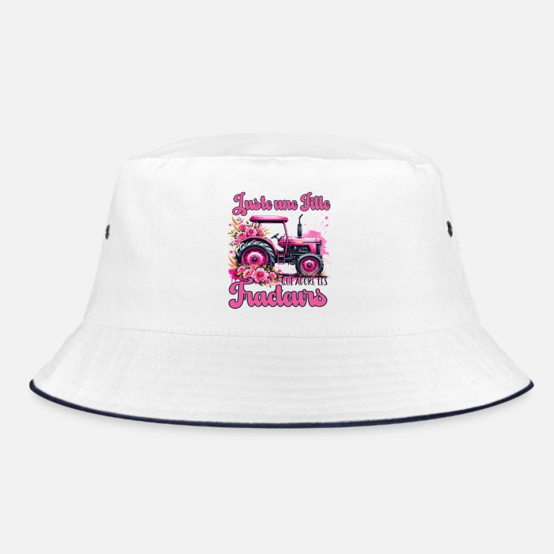 Nur ein Mädchen, das Traktorenhumor liebt Bucket Hat