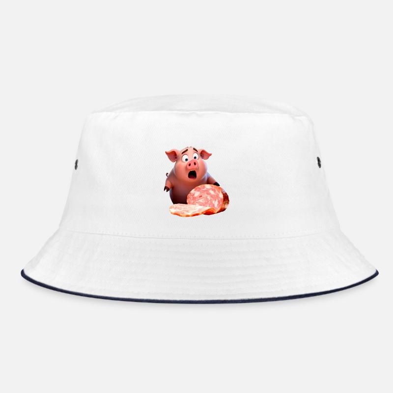 Distraught Pig Bucket Hat