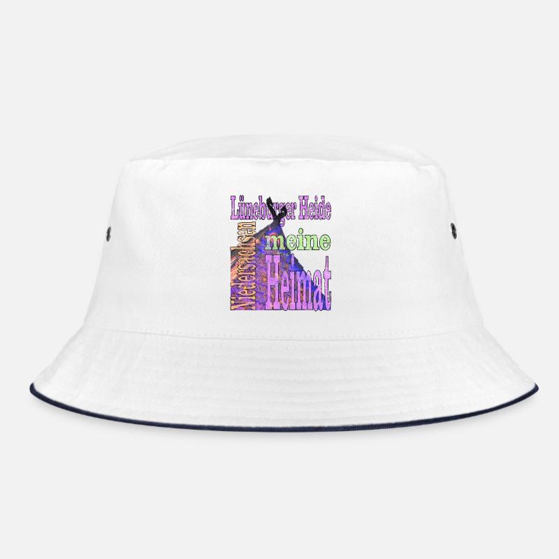 Lüneburger Heide mit Text Bucket Hat