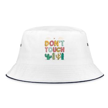Ne Pas Toucher Cactus Pastel - Bob - blanc/marine - Devant