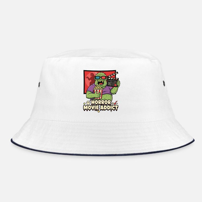Zombie Kino Popcorn Addict Bucket Hat