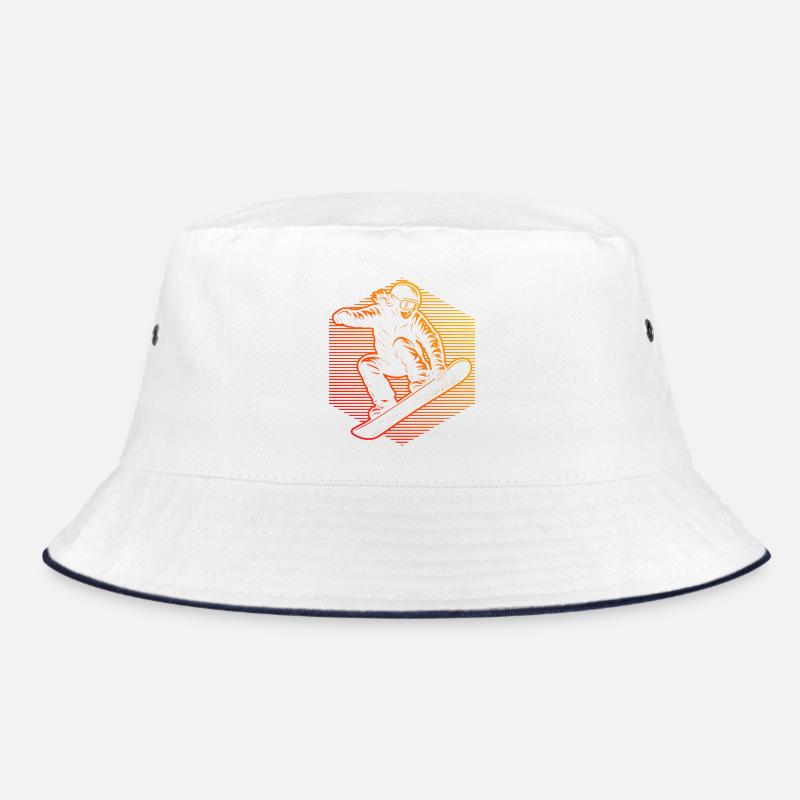 Snowboard Fans aufgepasst schlichtes Statement Bucket Hat