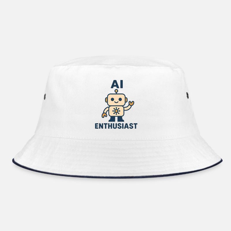 KI-Enthusiasten-Roboter Bucket Hat