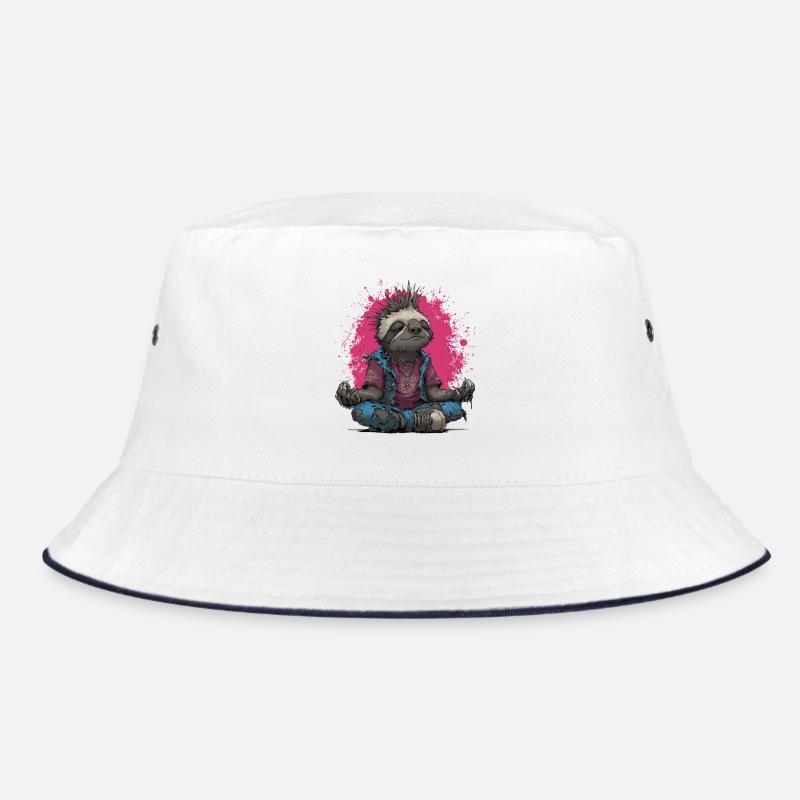 Punk Sloth Meditation Bucket Hat