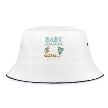 Chargement de bébé - Bob - blanc/marine - Devant