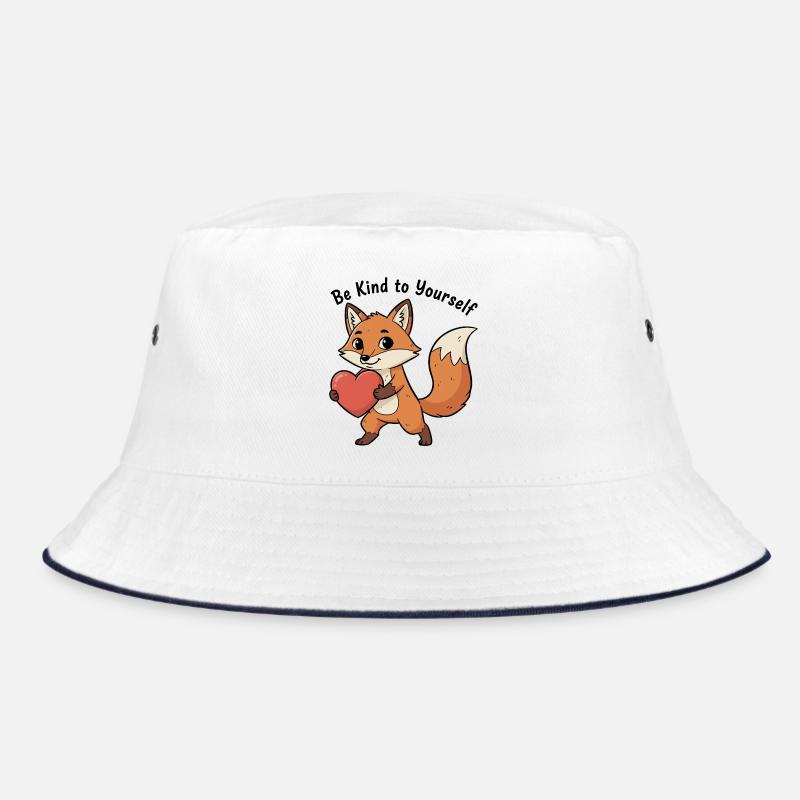 Niedlicher Fuchs mit Herz Bucket Hat