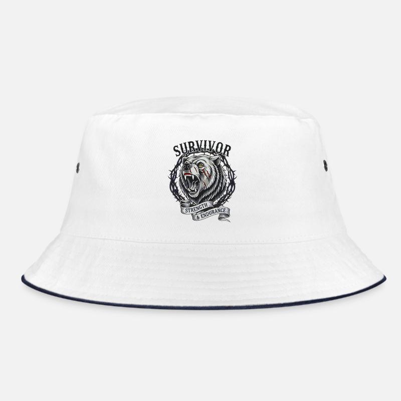 Strength, Nature, Adventure Survivor Bucket Hat
