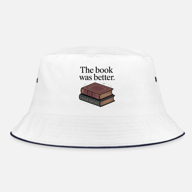 Das Buch war besser Dark Academia Reading Art Bucket Hat