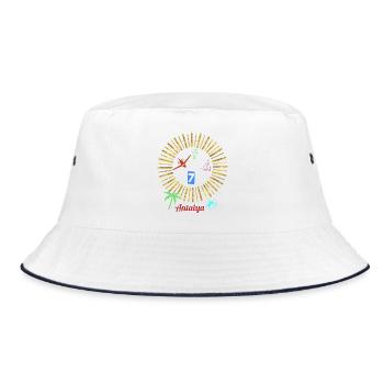 Antalya Beach Magic Circle - Bucket Hat - white/navy - Front