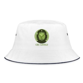 Funny Design What the Heck - Revolution Style - Bucket Hat - white/navy - Front