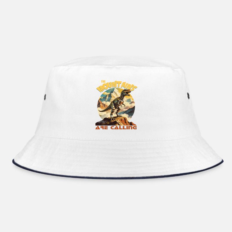 Die Berge rufen Abenteuer Design  Bucket Hat