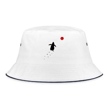 Nihilist Penguin - Bucket Hat - white/navy - Front
