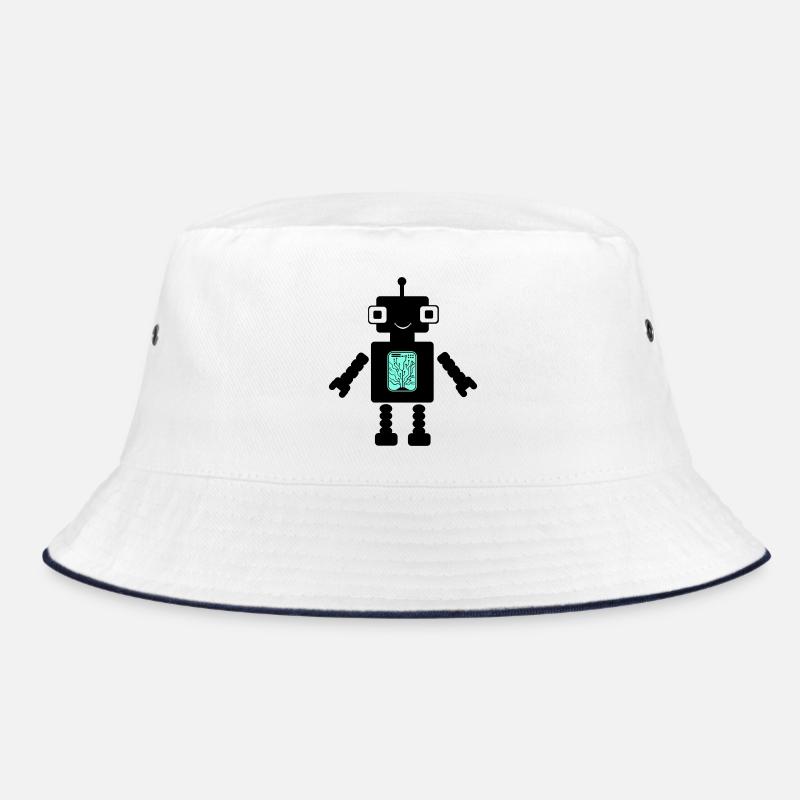 Roboter Comic Bucket Hat