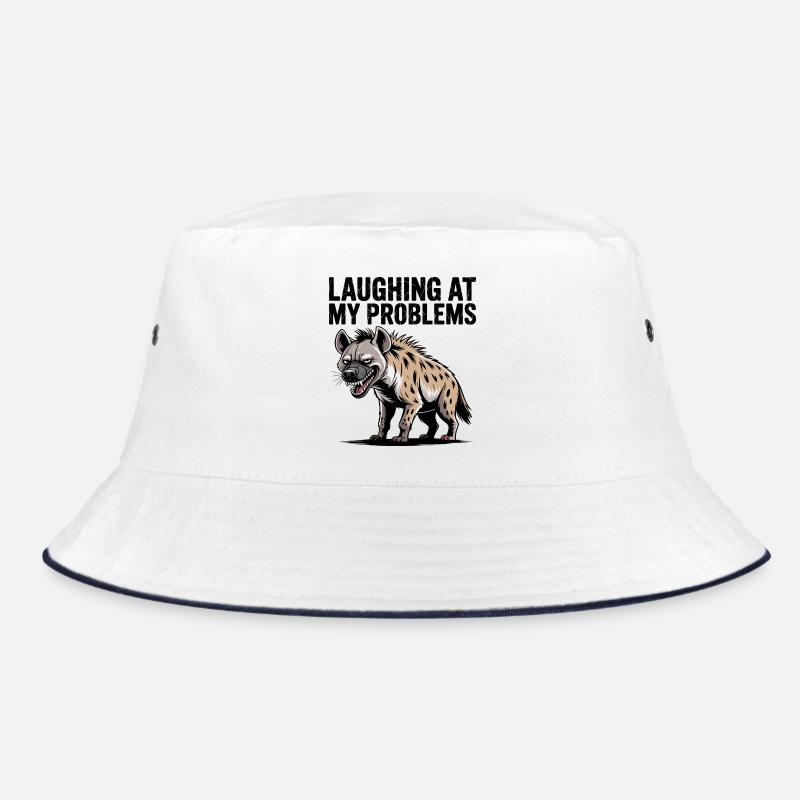 Laughing At My Problems Hyena Bucket Hat