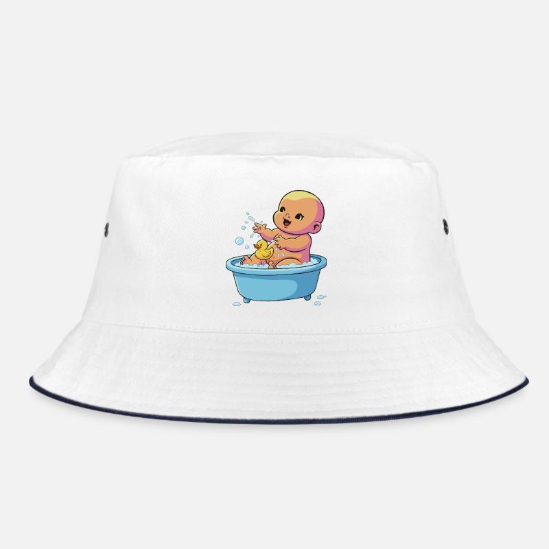 Jouer au bébé dans le bain avec le canard Bob