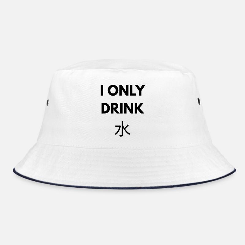 ICH TRINKE NUR WASSER Bucket Hat