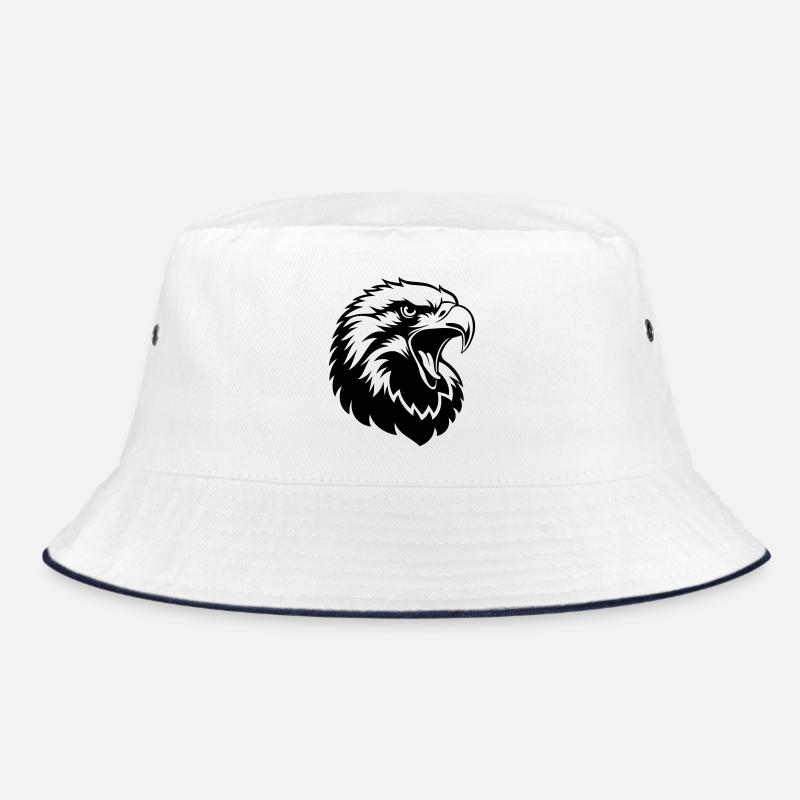 Eagle Head – Strong Tattoo Motif Bucket Hat