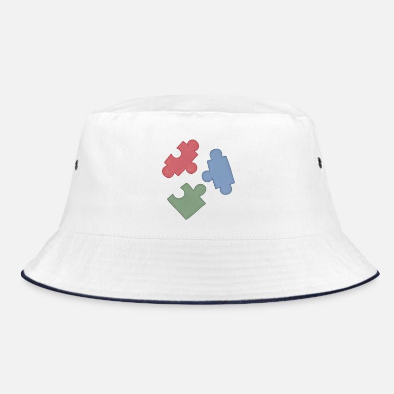 Puzzle Colors Puzzle Group of Three Bucket Hat