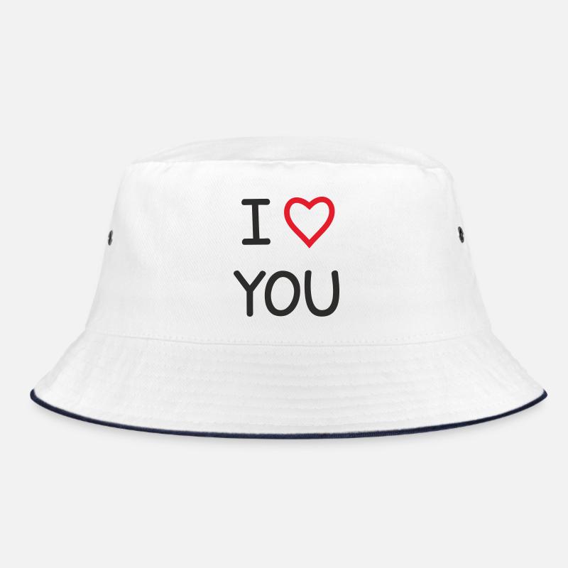 I ❤️ You – Süßes Love Textdesign Bucket Hat