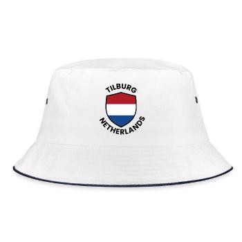 Bouclier de Tilburg, Pays-Bas - Bob - blanc/marine - Devant