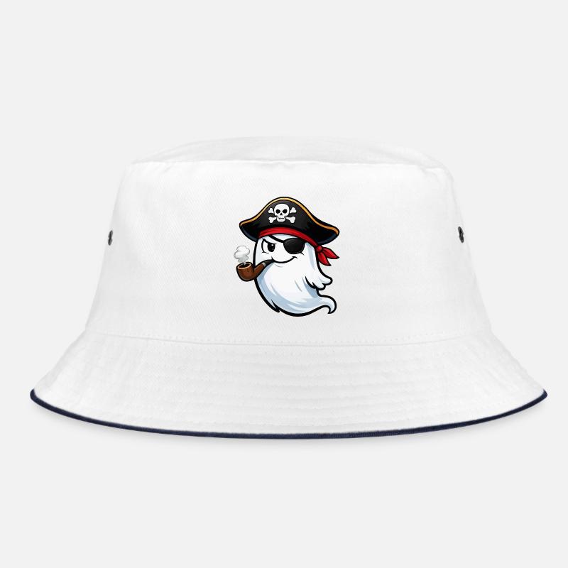 Geistpirat mit Pfeife Bucket Hat