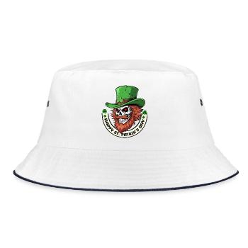 Irish Skull Vibes - Bob - blanc/marine - Devant