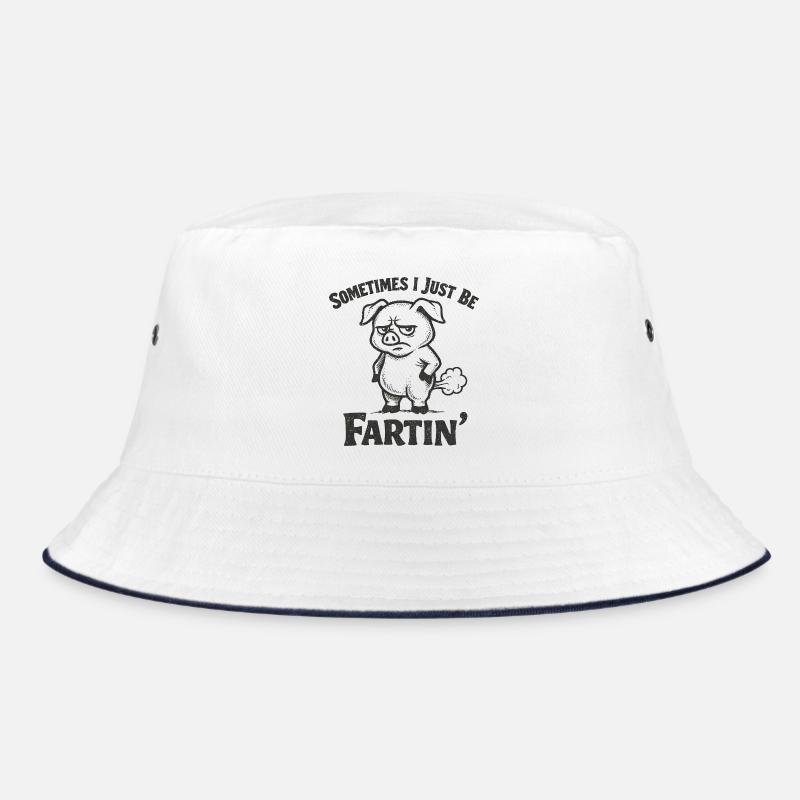 Manchmal bin ich einfach nur ein furzendes Schwein Bucket Hat