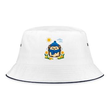 Spring? Not ordered! - Bucket Hat - white/navy - Front
