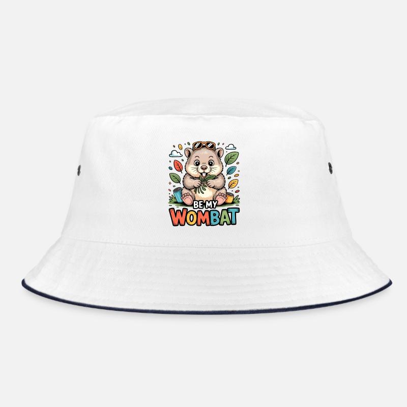 Be My Wombat – bunter Kuschelheld Bucket Hat