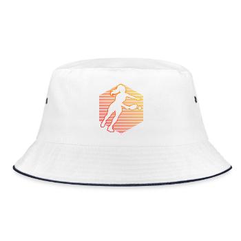L’idée du joueur de pickleball pour les joueurs de pickleball Fans - Bob - blanc/marine - Devant