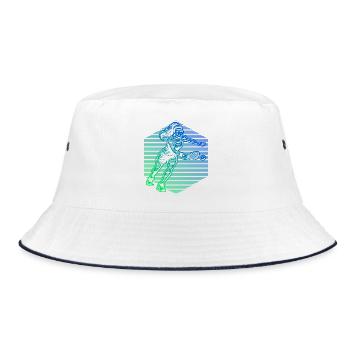 Entraîneur de pickleball pour joueurs de pickleball Fans - Bob - blanc/marine - Devant