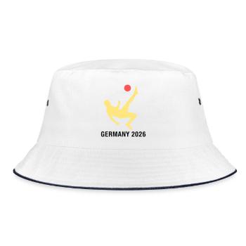 Footballer 2026 Germany Fan - Bucket Hat - white/navy - Front