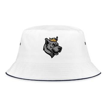 Couronne de chien Kangal - Bob - blanc/marine - Devant