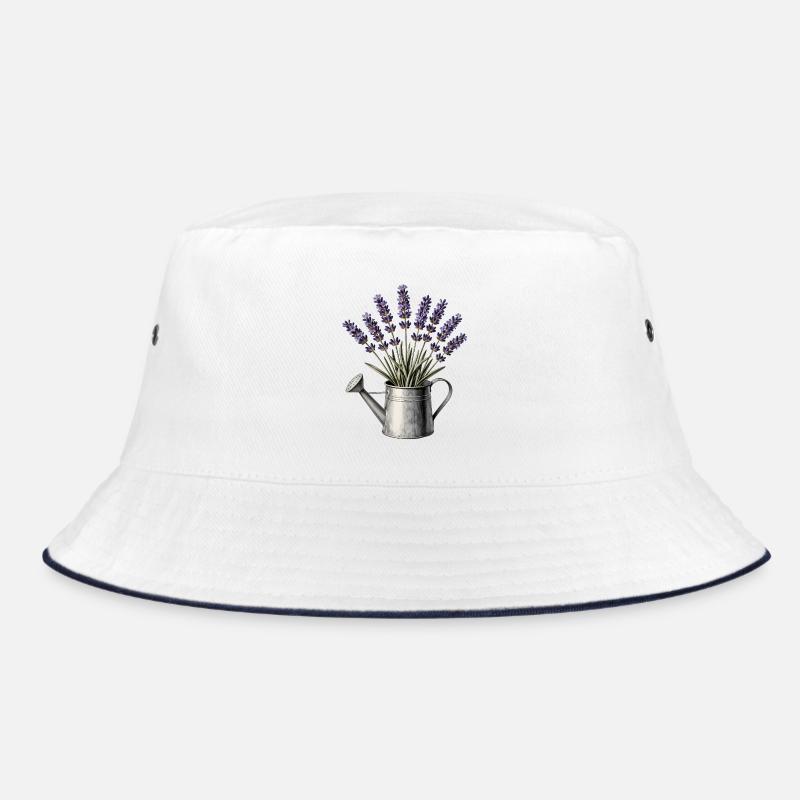 Lavendel in einer Gießkanne Bucket Hat