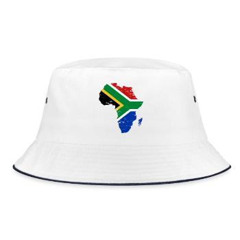 Südafrika_Flagge_Afrika_used - Bob - blanc/marine - Devant